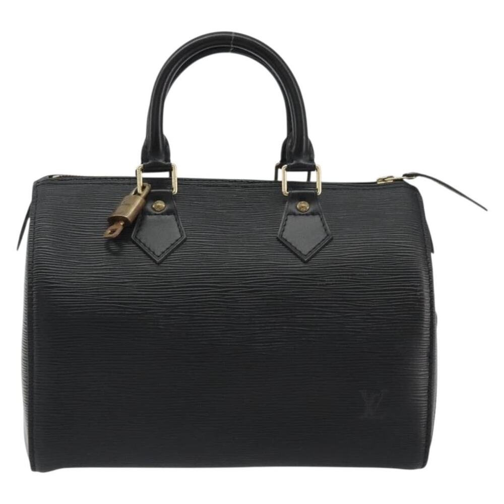 Louis Vuitton Epi Speedy 25 Handbag Black